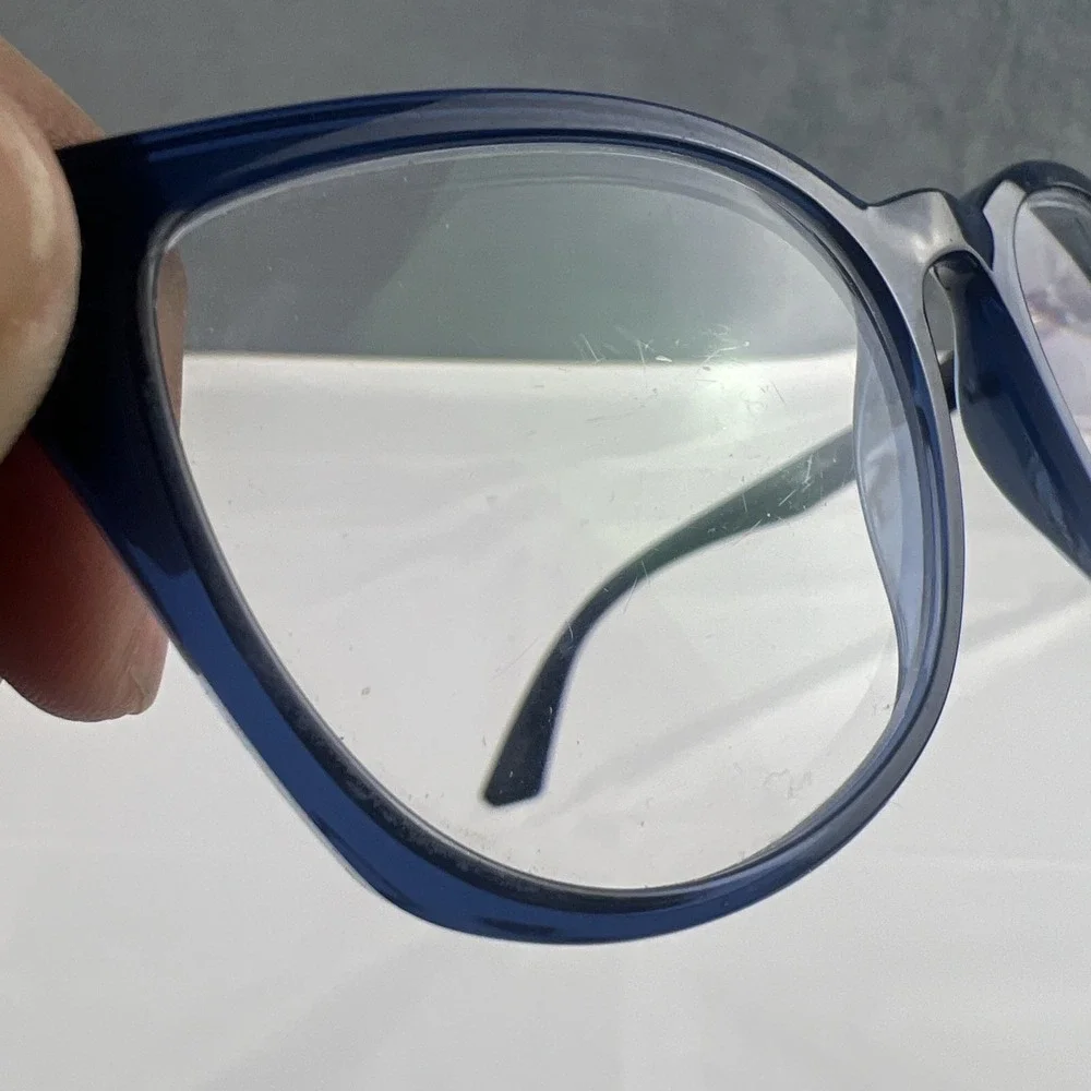 Ray-Ban RB1601 3865 Blue / Black Full Rimmed Eyeglasses Frame 48-18-130 Youth